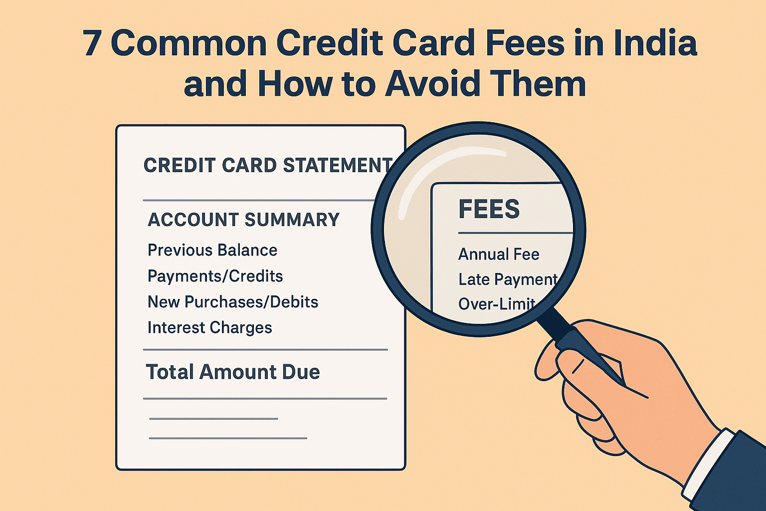 7 Common Credit Card Fees in India and How to Avoid Them