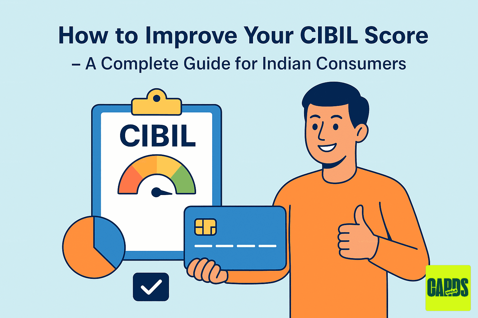 Credit score dashboard on a laptop screen with a person reviewing financial documents.