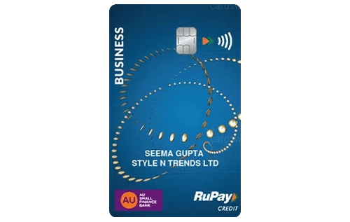AU Business Cashback RuPay Credit Card