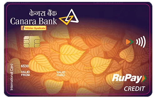 Canara Bank RuPay Classic Credit Card