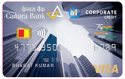 Canara Bank Visa Corporate Credit Card