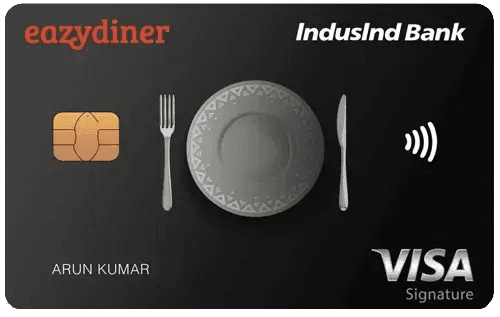 EazyDiner IndusInd Bank Credit Card