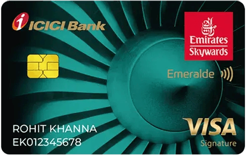 Emirates Skywards ICICI Bank Emeralde Credit Card