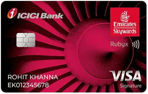 Emirates Skywards ICICI Bank Rubyx Credit Card