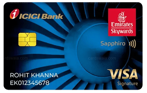 Emirates Skywards ICICI Bank Sapphiro Credit Card