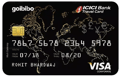 Goibibo ICICI Bank Forex Prepaid Card