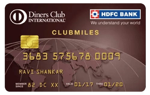 HDFC Bank Diners Club Miles Credit Card