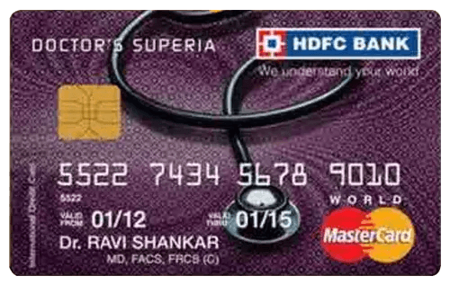HDFC Bank Doctor's Superia Credit Card