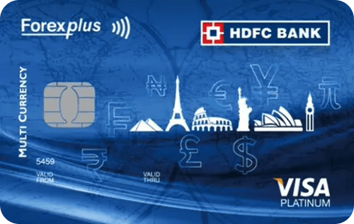 HDFC Bank Multicurrency Platinum ForexPlus Chip Card