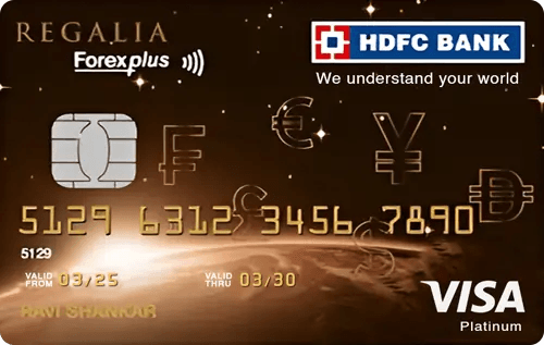 HDFC Bank Regalia ForexPlus Card