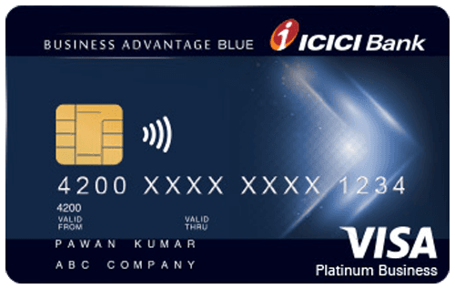 ICICI Bank Business Advantage Blue Card