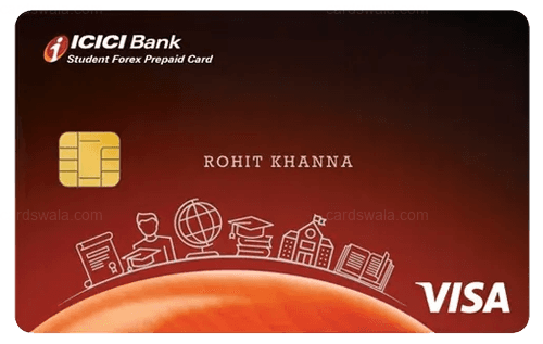 ICICI Bank Student Forex Prepaid Card