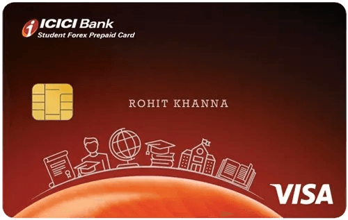 ICICI Bank Student Forex Prepaid Card