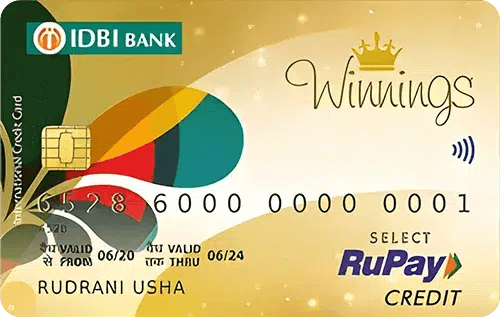 IDBI Winnings RuPay Select Credit Card