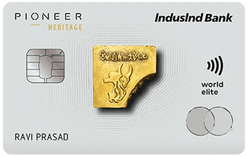 IndusInd Bank Pioneer Heritage Credit Card