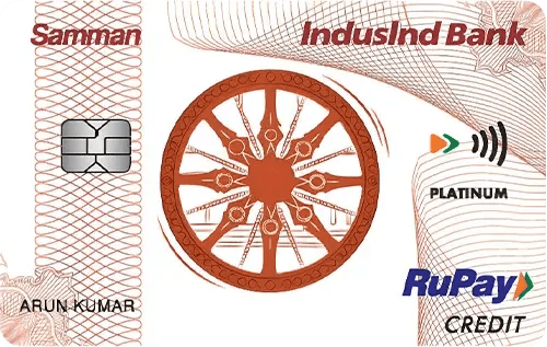 IndusInd Bank Samman RuPay Credit Card