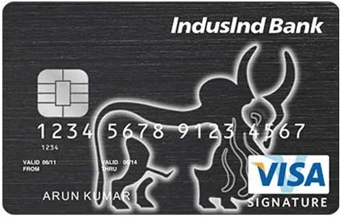 IndusInd Bank Signature Visa Credit Card