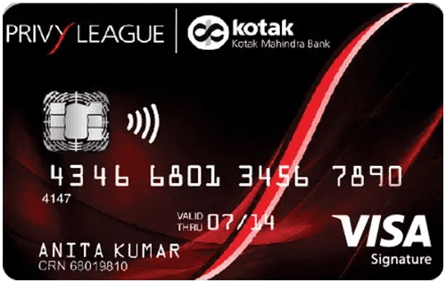 Kotak Privy League Signature Credit Card