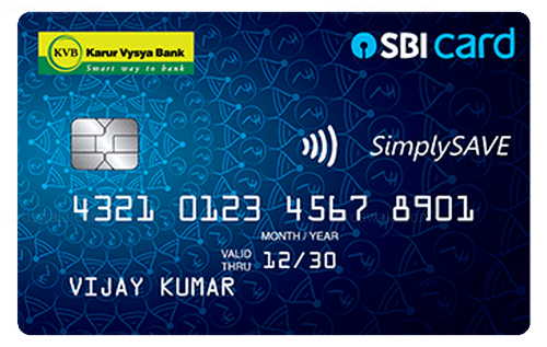 KVB SimplySAVE SBI Card