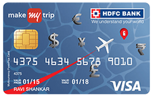 MakeMyTrip HDFC Bank ForexPlus Card