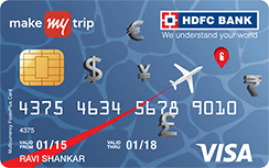 MakeMyTrip HDFC Bank ForexPlus Card