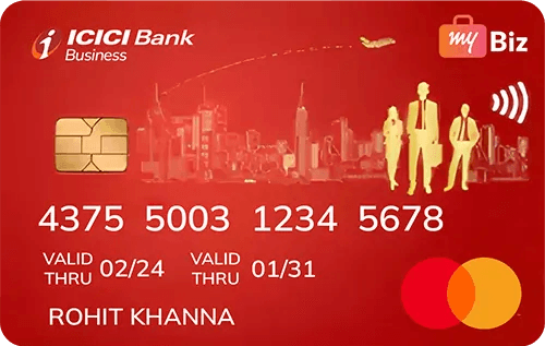 myBiz ICICI Bank Business Credit Card