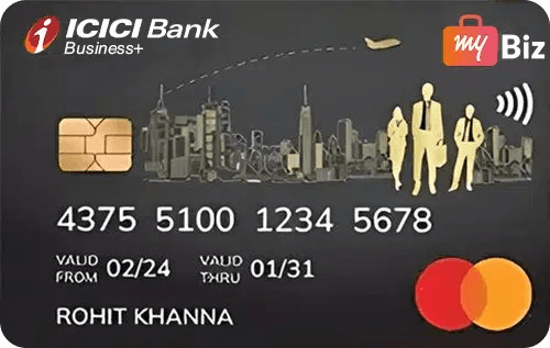 myBiz ICICI Bank Business+ Credit Card