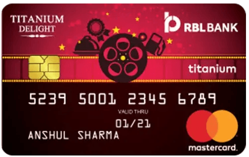 RBL Bank Titanium Delight Card