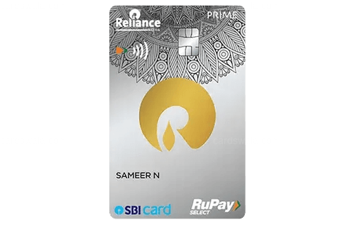Reliance SBI Card PRIME
