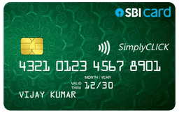 SBI SimplyCLICK Credit Card credit card