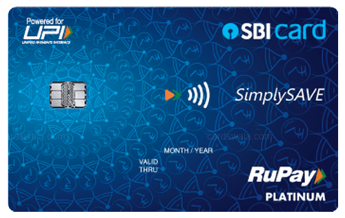 SBI SimplySAVE UPI Rupay Credit Card