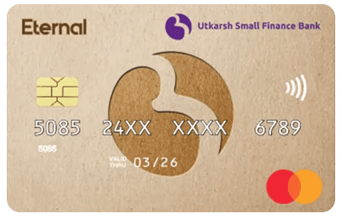 Utkarsh Small Finance Bank Eternal Credit Card