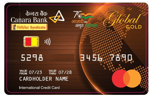 Canara Bank Mastercard Gold Credit Card