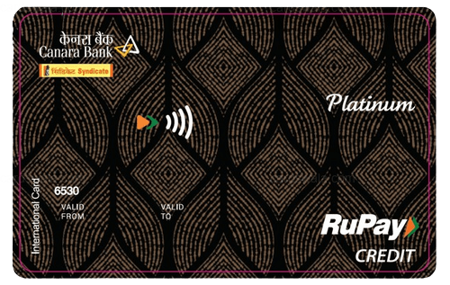 Canara Bank Rupay Platinum Secured Credit Card