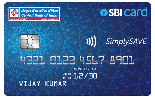 Central Bank Of India SimplySave SBI Card