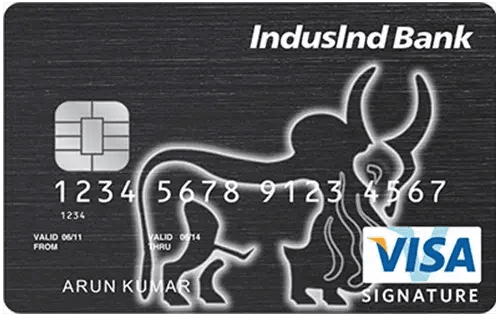 IndusInd Bank Signature Visa Credit Card