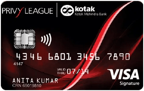 Kotak Privy League Signature Credit Card