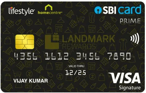 Lifestyle Home Centre SBI Card Prime