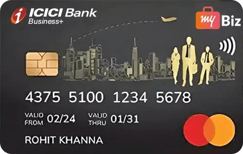 myBiz ICICI Bank Business+ Credit Card
