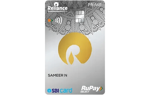 Reliance SBI Card PRIME