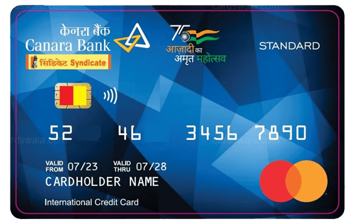 Canara Bank Mastercard Standard Credit Card Canara Bank Mastercard Standard Credit Card