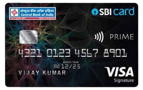 Central Bank of India SBI Card Prime Central Bank of India SBI Card Prime