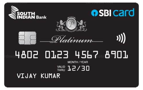 South Indian Bank SBI Platinum Credit Card South Indian Bank SBI Platinum Credit Card