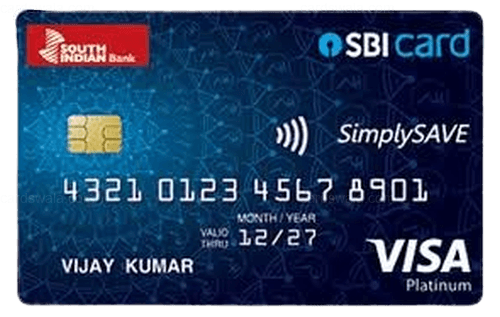South Indian Bank SimplySAVE SBI Card South Indian Bank SimplySAVE SBI Card