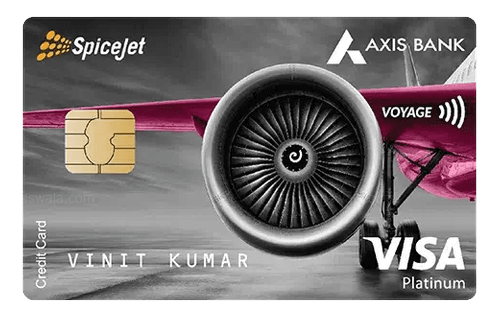 SpiceJet Axis Bank Voyage Credit Card SpiceJet Axis Bank Voyage Credit Card