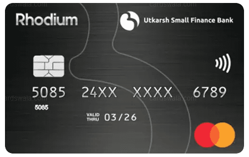 Utkarsh Small Finance Bank Rhodium Credit Card Utkarsh Small Finance Bank Rhodium Credit Card
