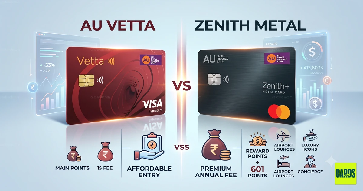 AU Vetta vs Zenith: Which AU Card Fits You? (2026) AU Vetta vs Zenith: Which AU Card Fits You? (2026)