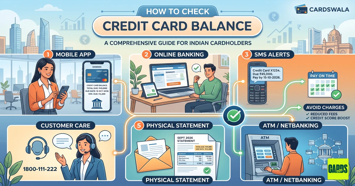How to Check Your Credit Card Balance and Due Amount (All Banks, 2026) How to Check Your Credit Card Balance and Due Amount (All Banks, 2026)