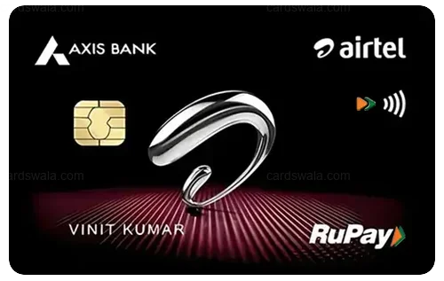 Airtel Axis Bank Credit Card credit card design