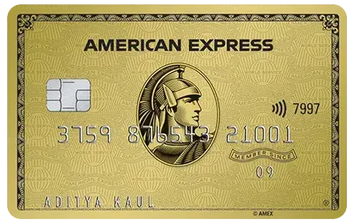 American Express Gold Charge Card credit card design